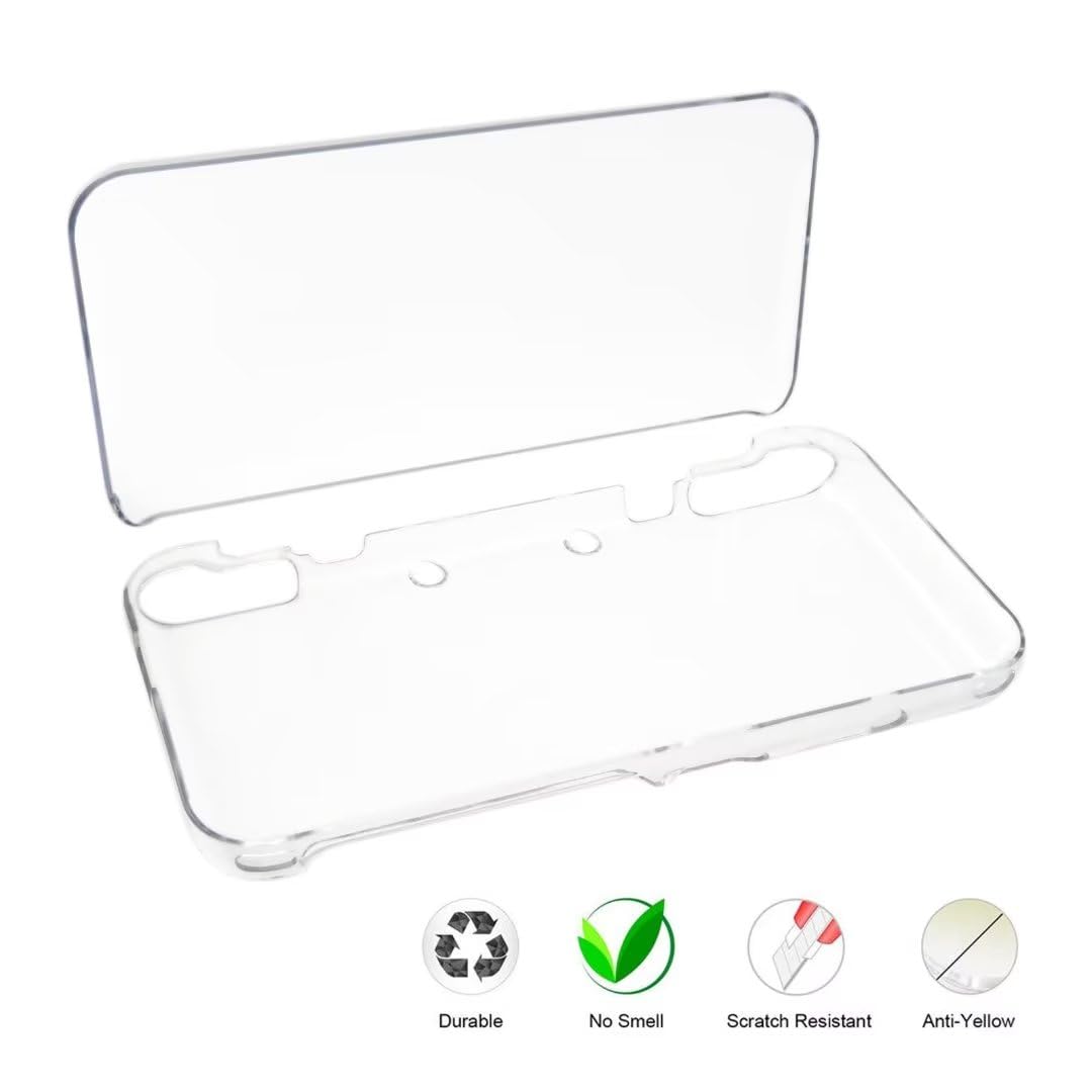 Clear Crystal Protective Hard Shell Case Cover for New Nintendo 2DS XL I996758