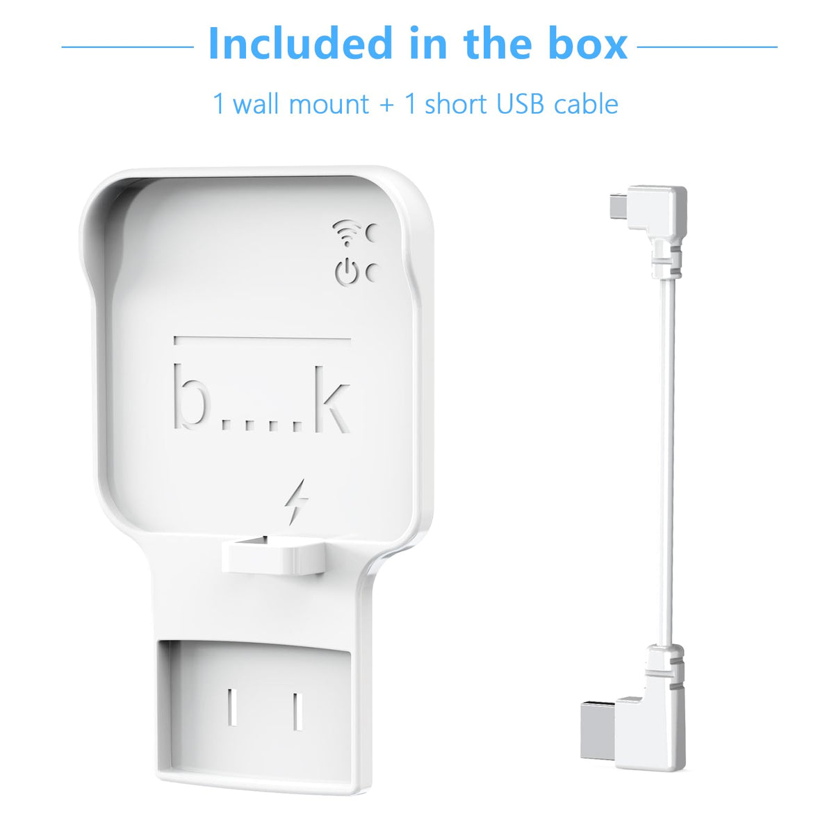 Wall Mount for Blink Sync Module 2 with Short Cable, 1 Pack W80849