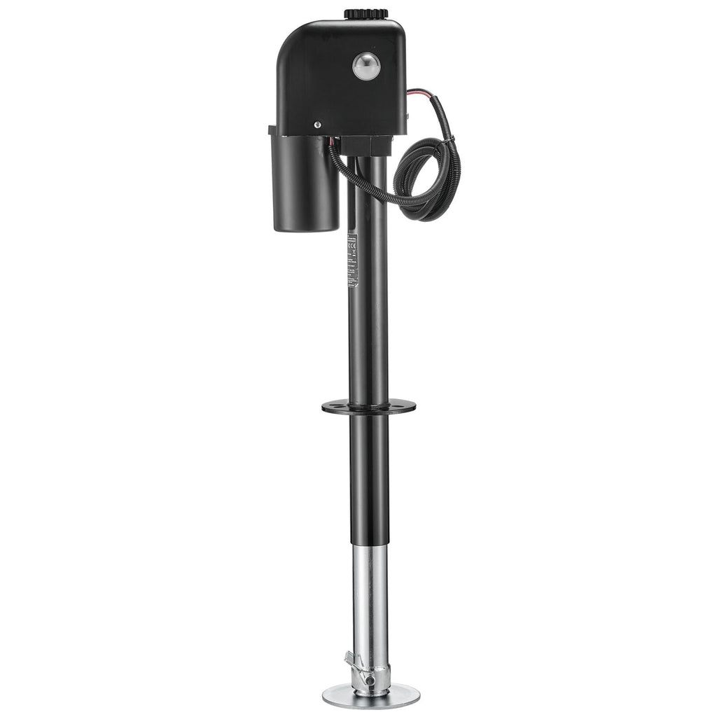 Electric Trailer Jack 7500 lbs Capacity 12V DC Black Y1971