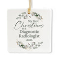 Ceramic 3-inch Square Ornament U140