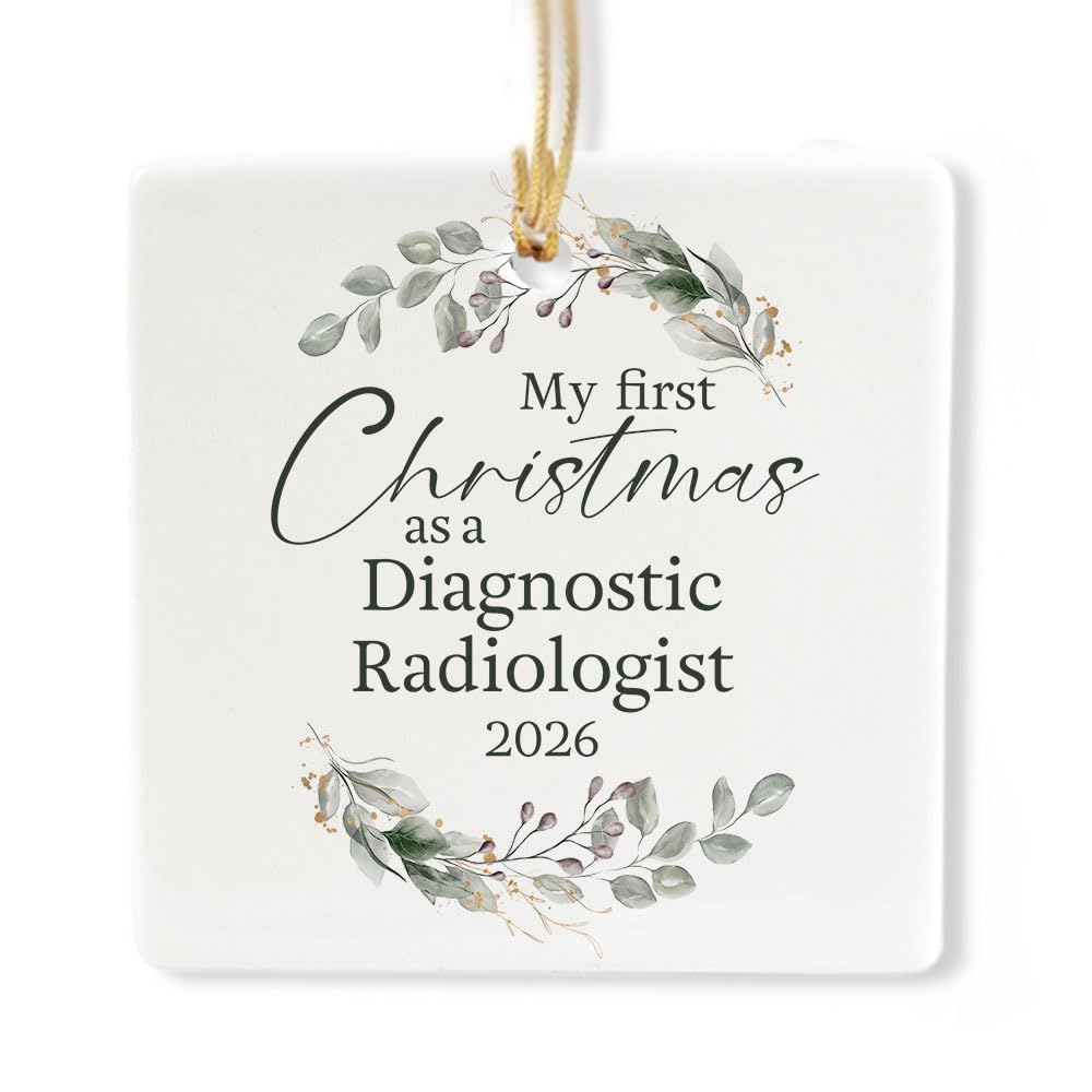 Ceramic 3-inch Square Ornament U140