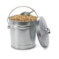 6 Gallon Galvanized Steel Round Trash Can T8312