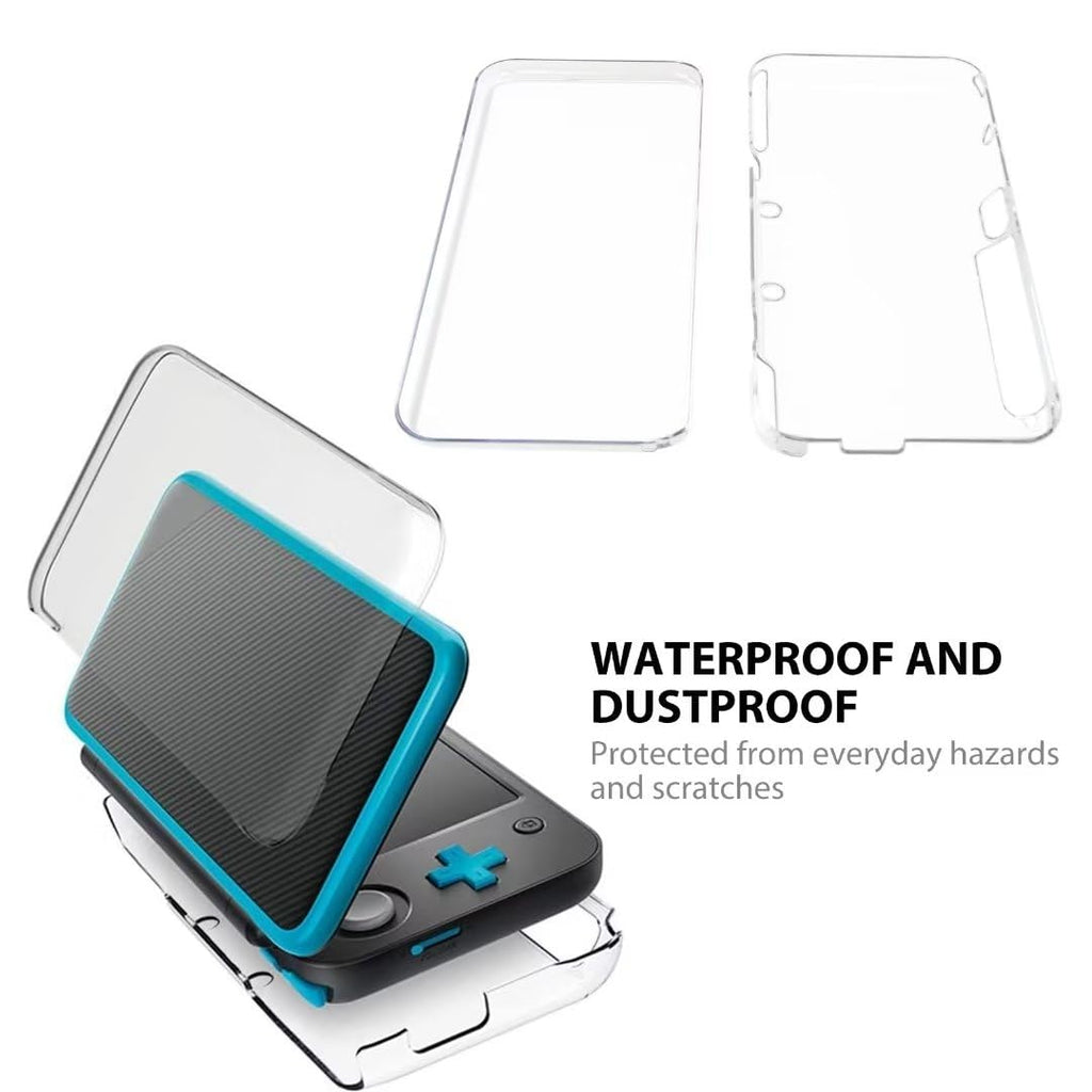 Clear Crystal Protective Hard Shell Case Cover for New Nintendo 2DS XL I996758