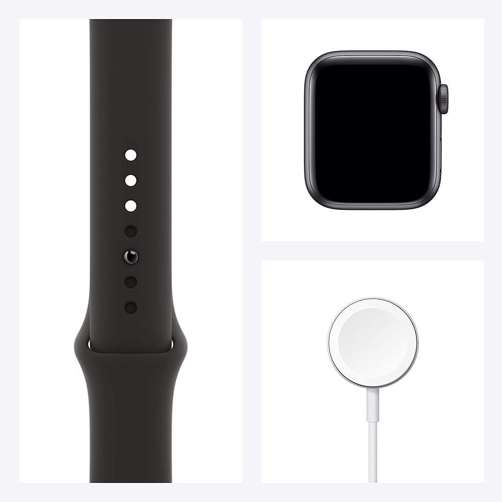 Space Gray Aluminum Case with Black Sport Band A2043