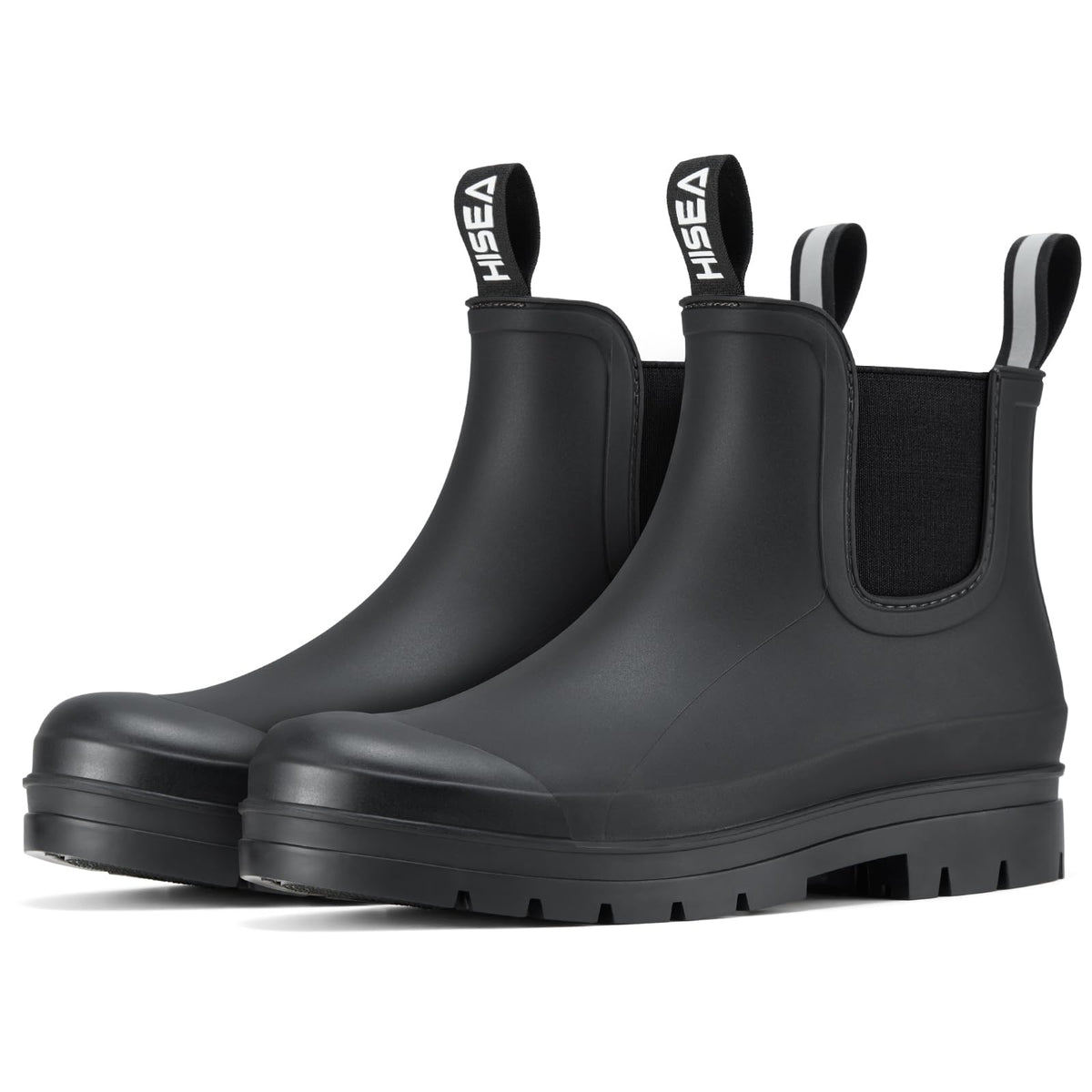 Women's Waterproof Ankle Chelsea Rain Boots Y3421