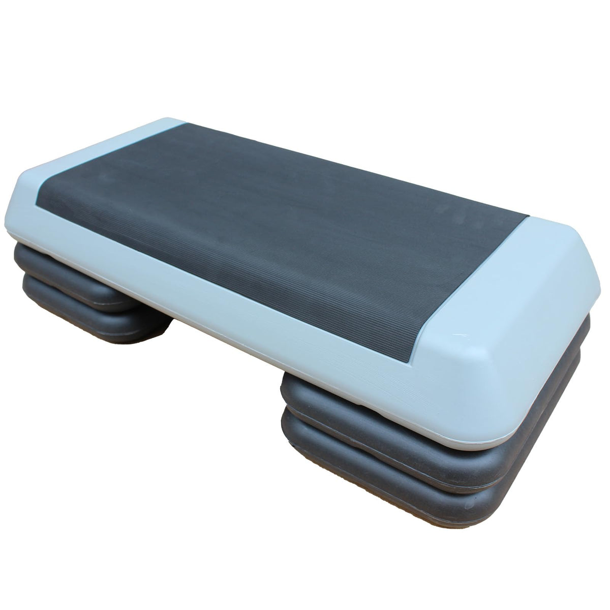 Adjustable Aerobic Exercise Step Platform with 2/4 Stackable Risers N95113