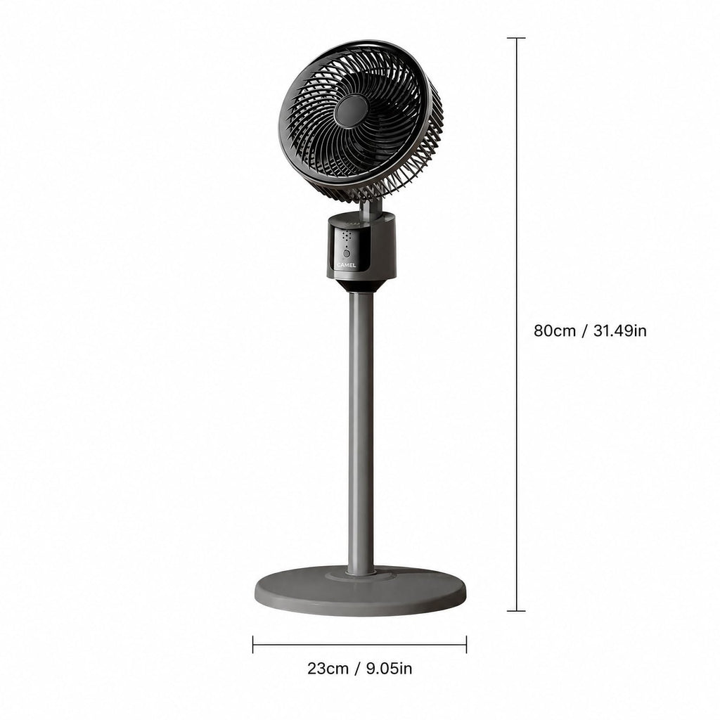 Pedestal Fan with USB Power, 3 Speed Quiet Floor Fan C526