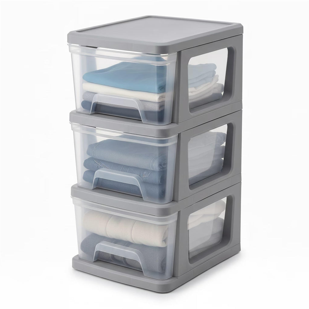 3 Drawer Plastic Storage Cart G425067