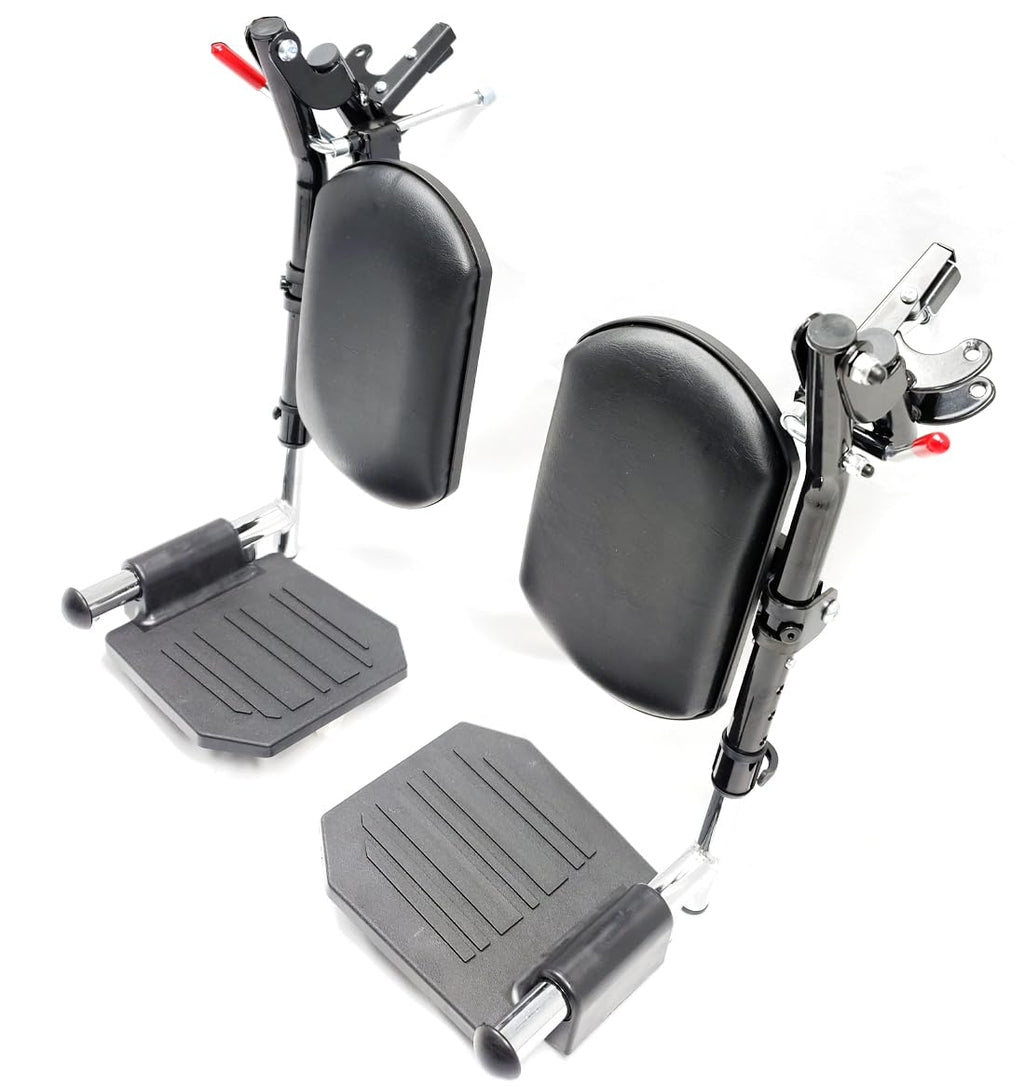 Wheelchair Elevating Legrests with Padded Calf Pads and Composite Footplates V858