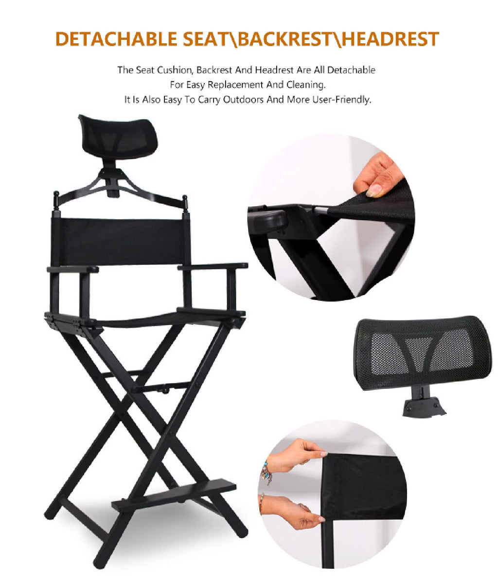 Extra Tall Foldable Makeup Artist Stool Chair R380