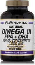 Omega-3 EPA & DHA 1,000 mg Softgels 90 Softgels 4 Bottles G395537