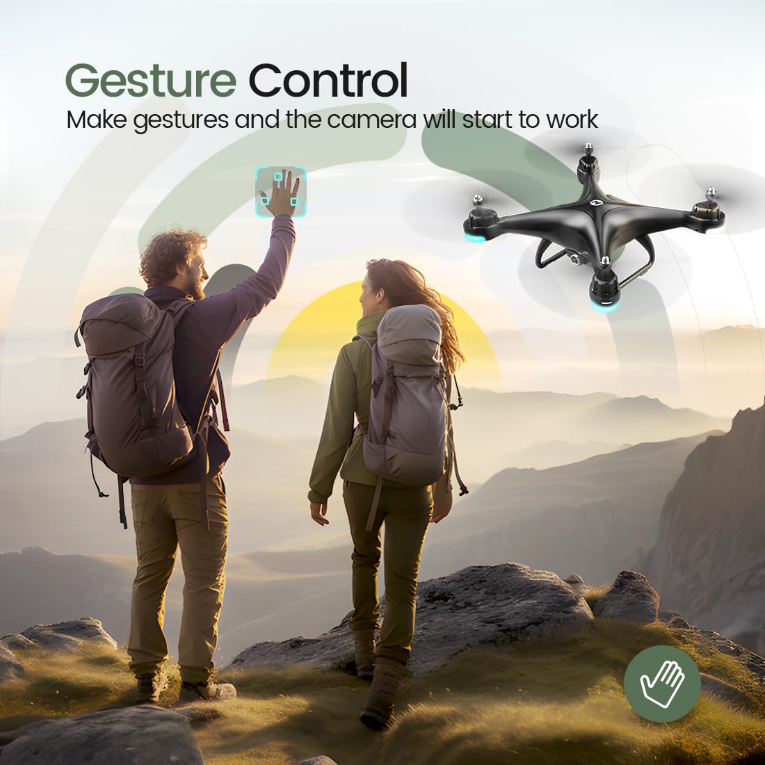 FPV RC Drone with 1080P HD Camera 2 Batteries C72448