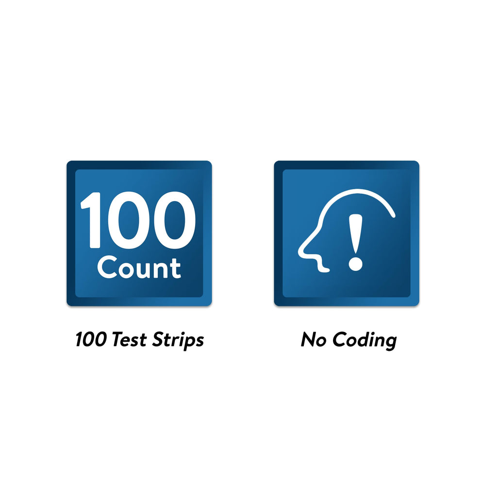 Blood Glucose Test Strips 100 Count F599