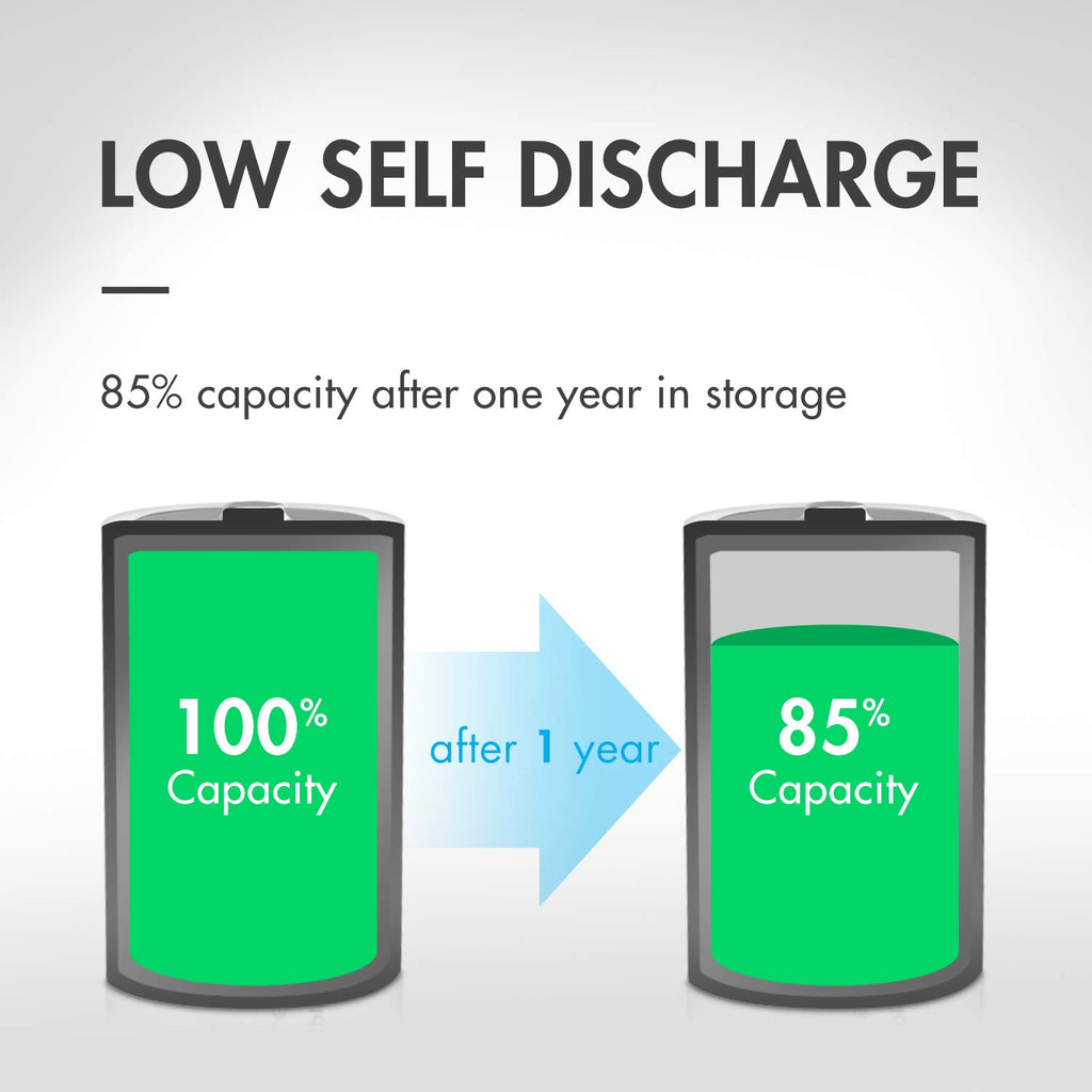 Rechargeable Battery Combo, 12 AA, 8 AAA and 4 9V Set R45119