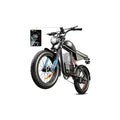 1000W Electric Bike 48V 15Ah 20" Fat Tire 7-Speed T580445