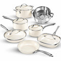 12 Pc Ceramic Cookware Set A9568