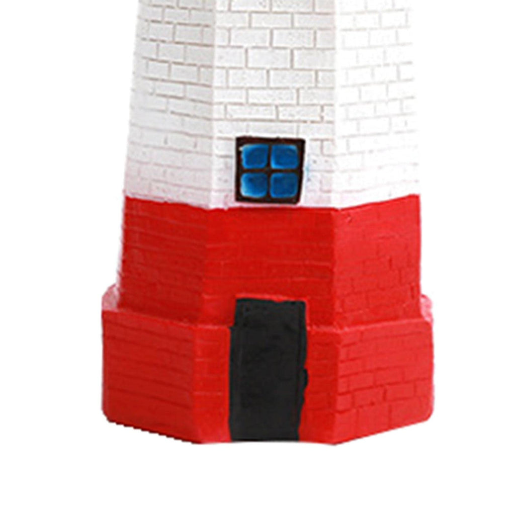 Solar Powered LED Rotating Lighthouse Light E672