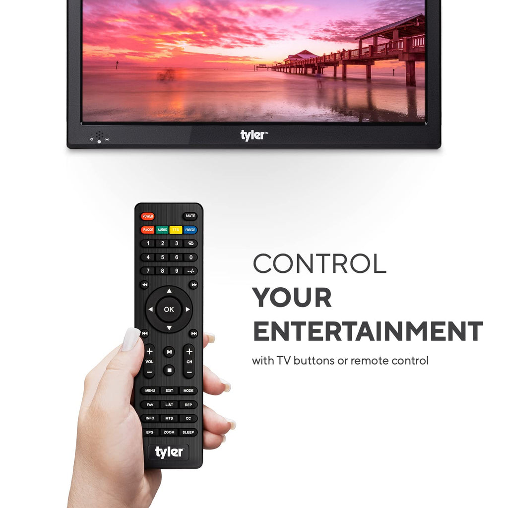 Portable TV LCD Monitor Battery Powered Wireless Capability HD-TV E96524