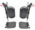 Wheelchair Elevating Legrests with Padded Calf Pads and Composite Footplates V858