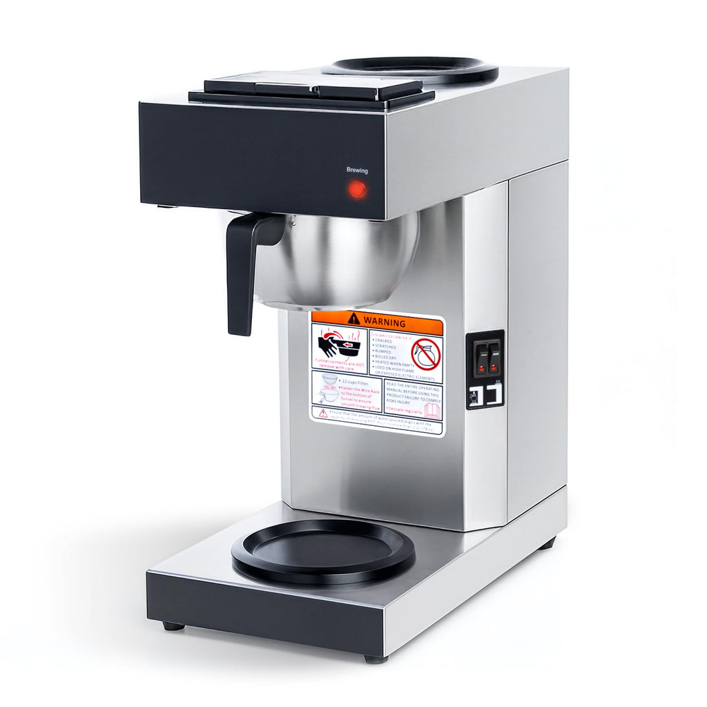 Commercial Pour Over Coffee Maker with 2 Warmers G311040
