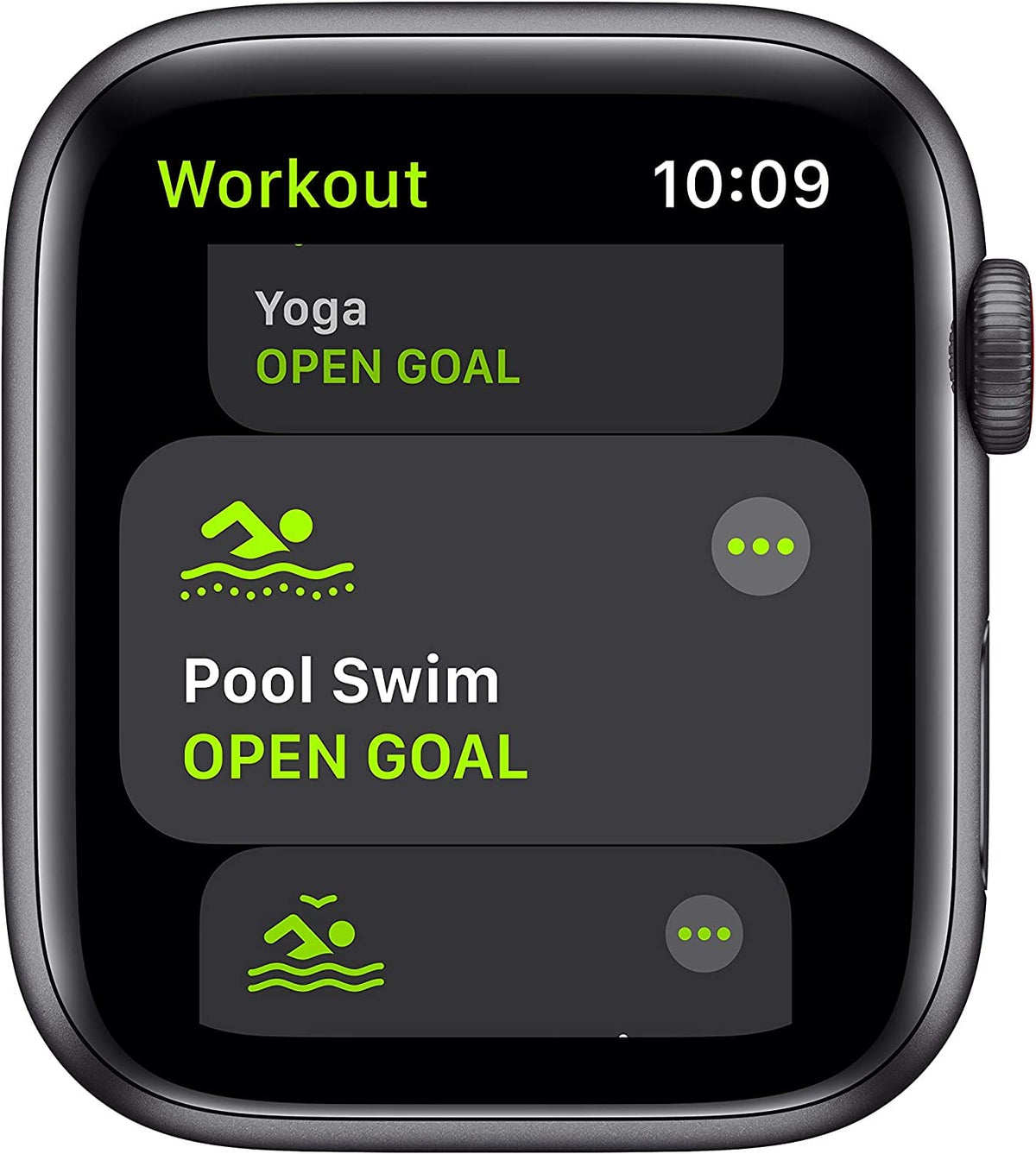 Space Gray Aluminum Case with Black Sport Band A2043