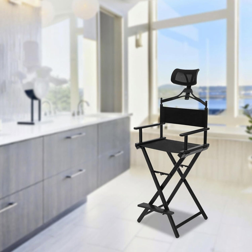 Extra Tall Foldable Makeup Artist Stool Chair R380