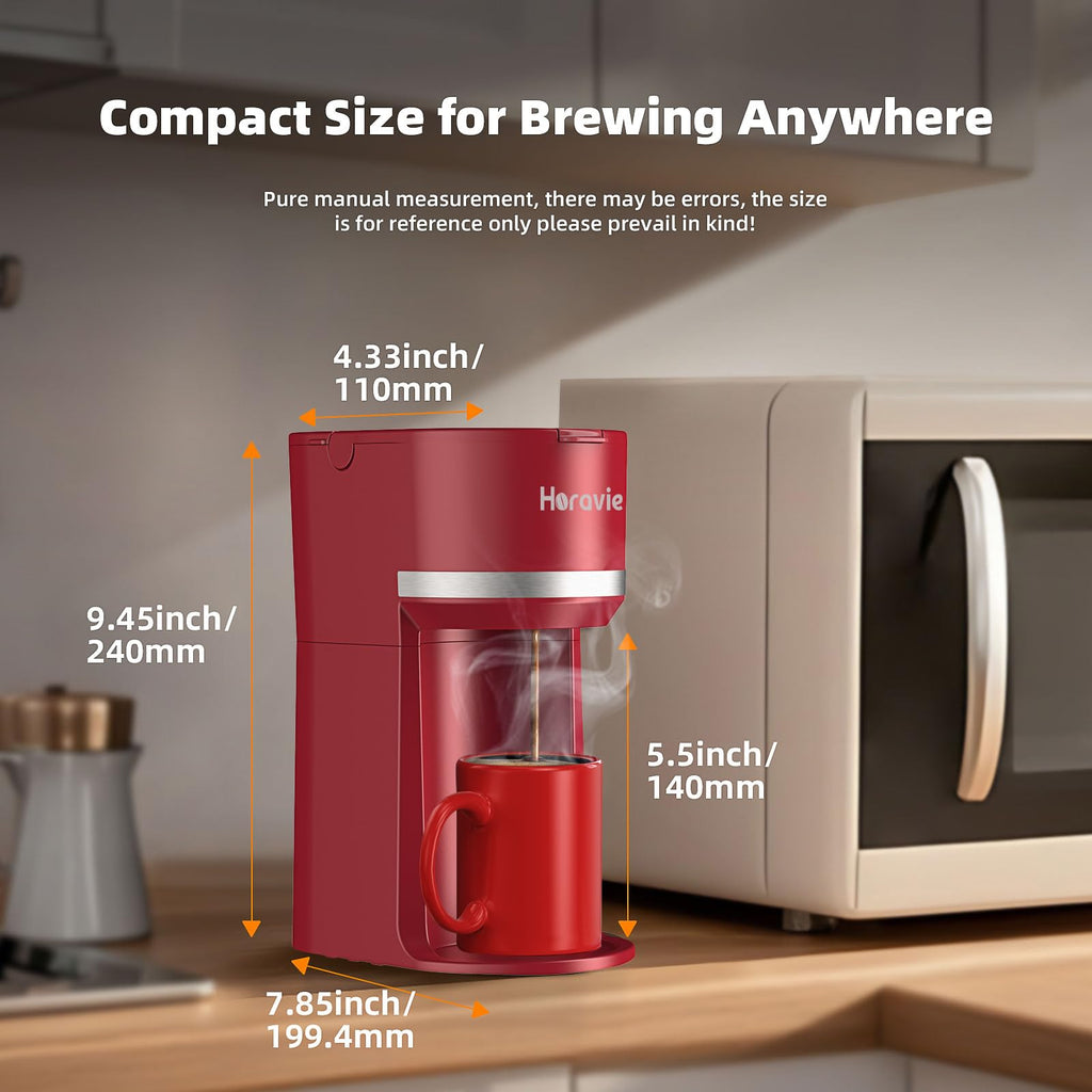 Single Serve Coffee Maker for K Cup and Grounds O877468