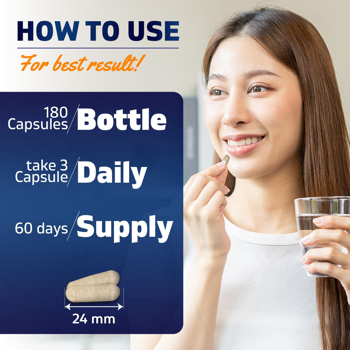 MSM 2000 mg with Vitamin C 180 Veg Capsules 2 Pack O10383