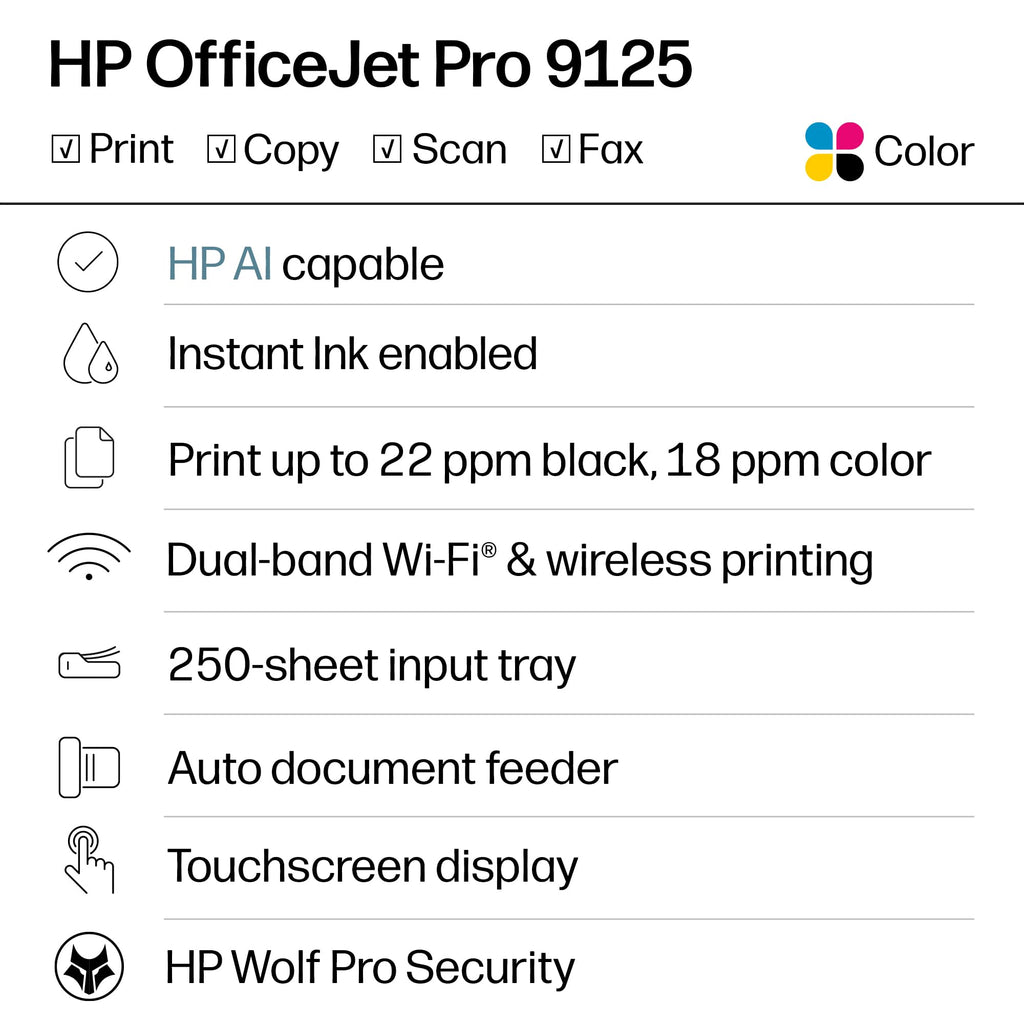 Wireless All-in-One Color Inkjet Printer Q777