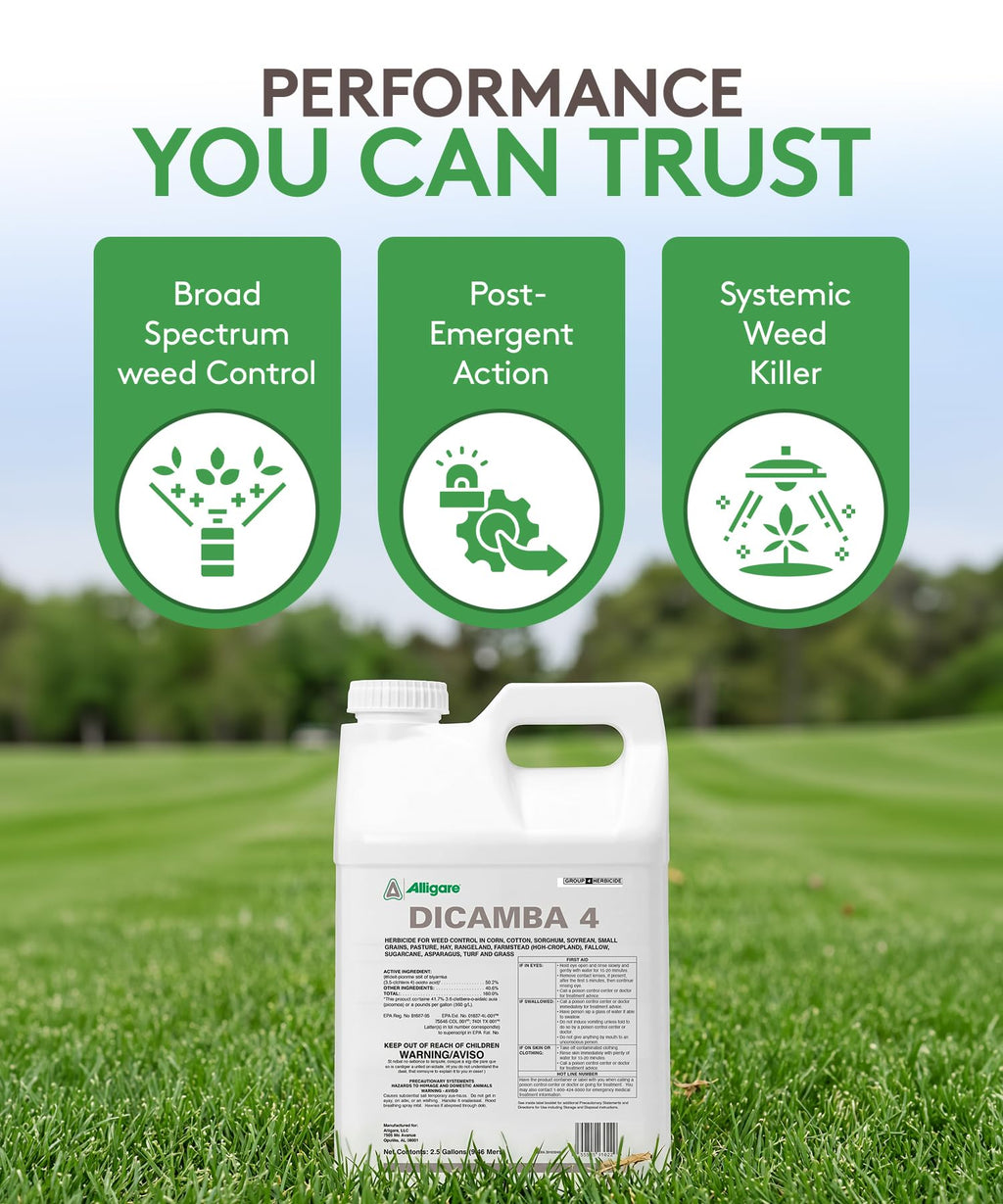 Water-Soluble Dicamba Herbicide 2.5 Gallons R81875
