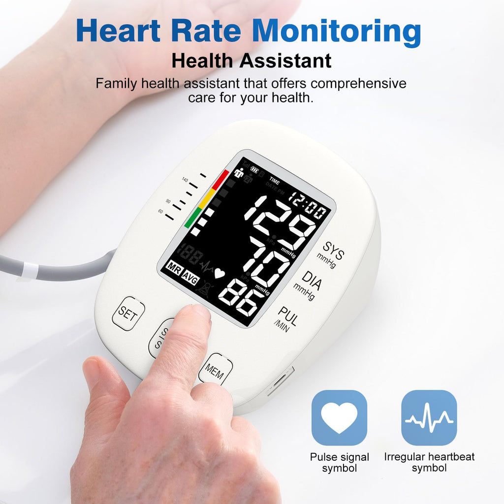 Automatic Digital Upper-Arm Blood Pressure Monitor with Adjustable Cuff I3080
