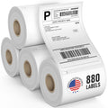 Thermal Shipping Labels 4x6, Water Resistant, Strong Adhesive, 220 per Roll T49943