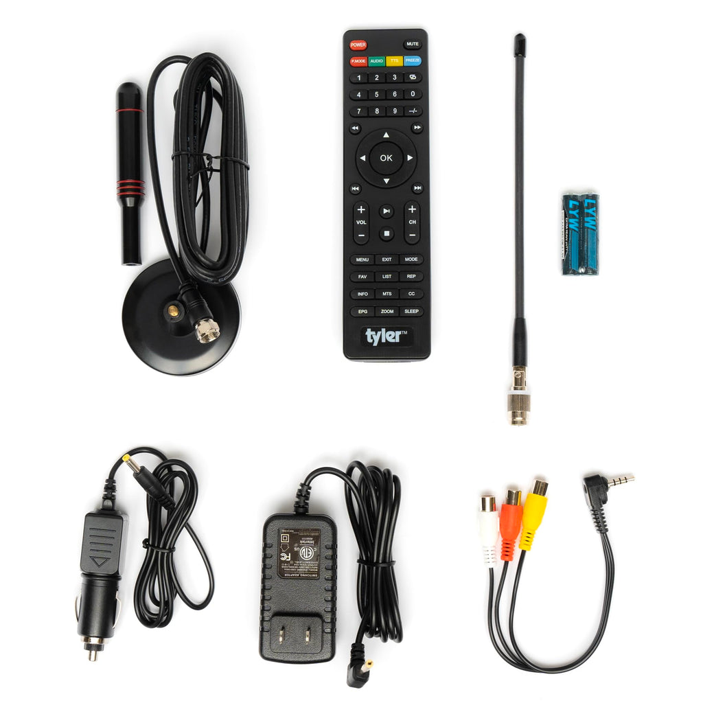 Portable TV LCD Monitor Battery Powered Wireless Capability HD-TV E96524