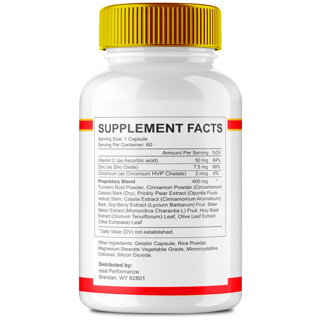 60 Capsules Supplement Pills F4554