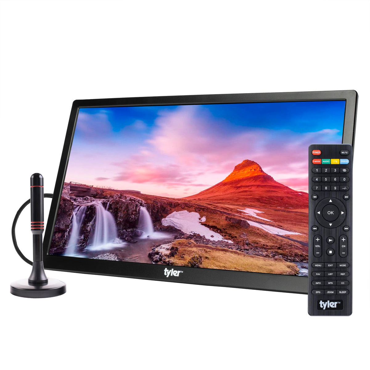 Portable TV LCD Monitor Battery Powered Wireless Capability HD-TV E96524