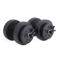 40 LBS Adjustable Vinyl Dumbbell Set I50346