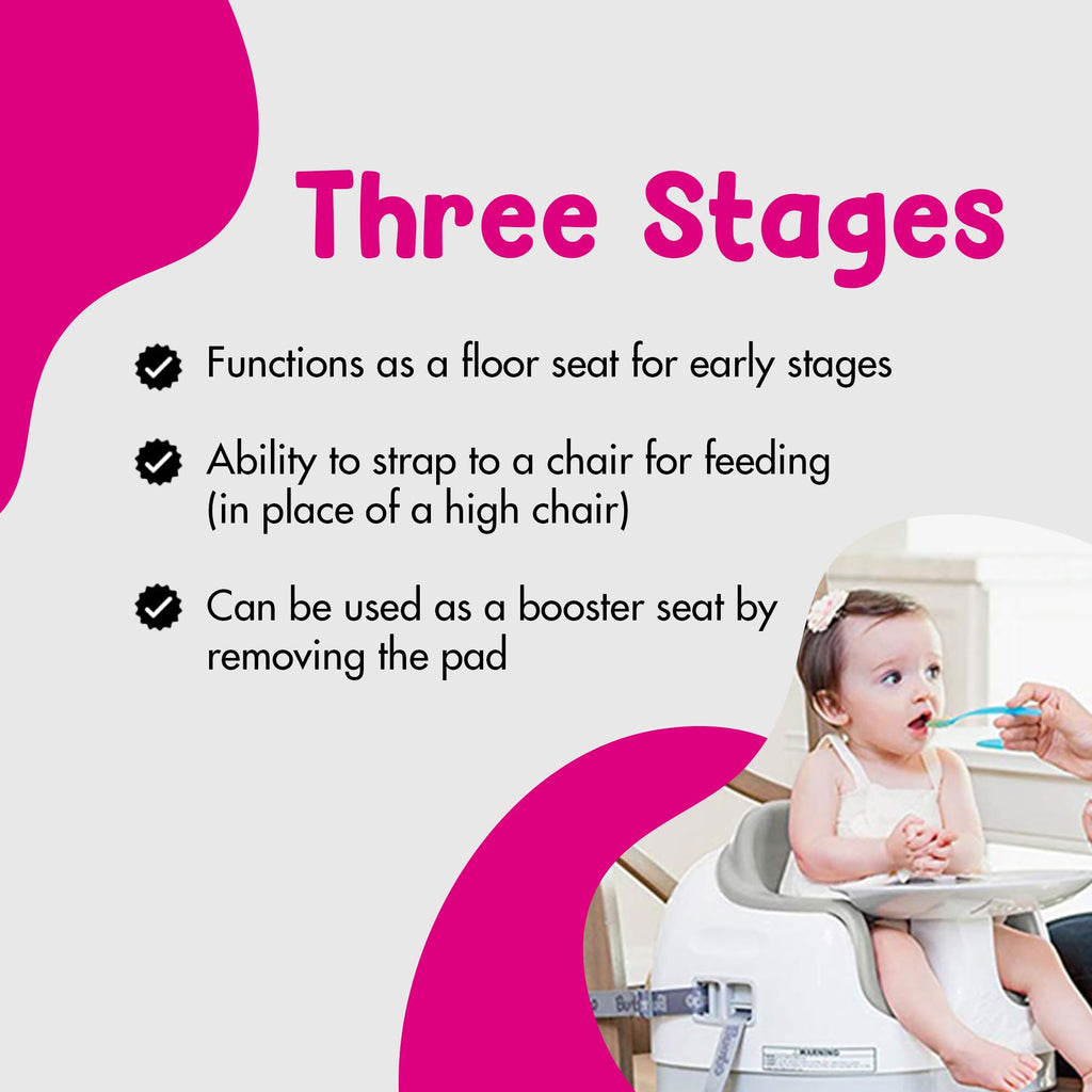Portable Infant Multi-Seat with Tray, 6 to 36 Months, Taupe U84313