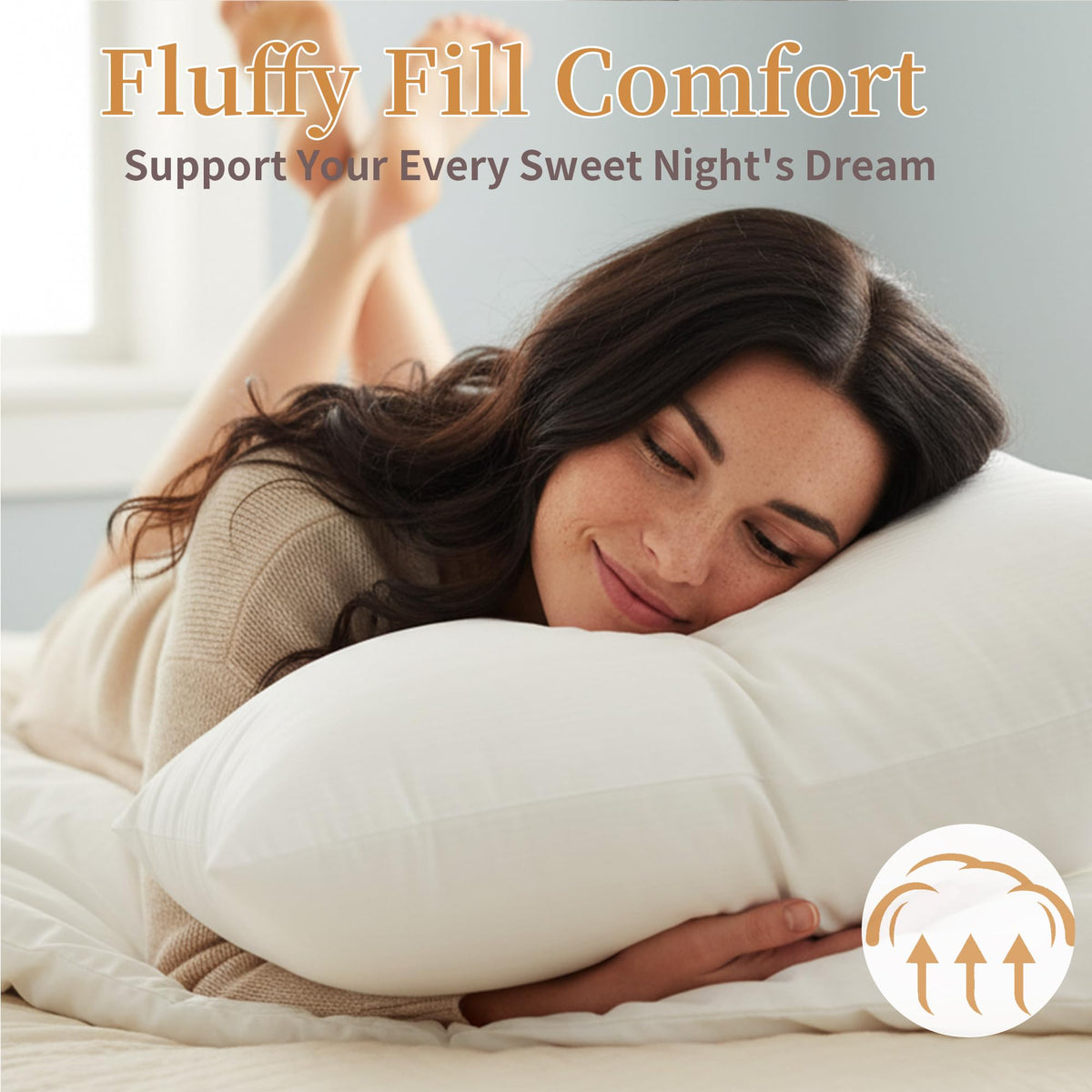 King Size Down Alternative Pillows Set of 2 D503