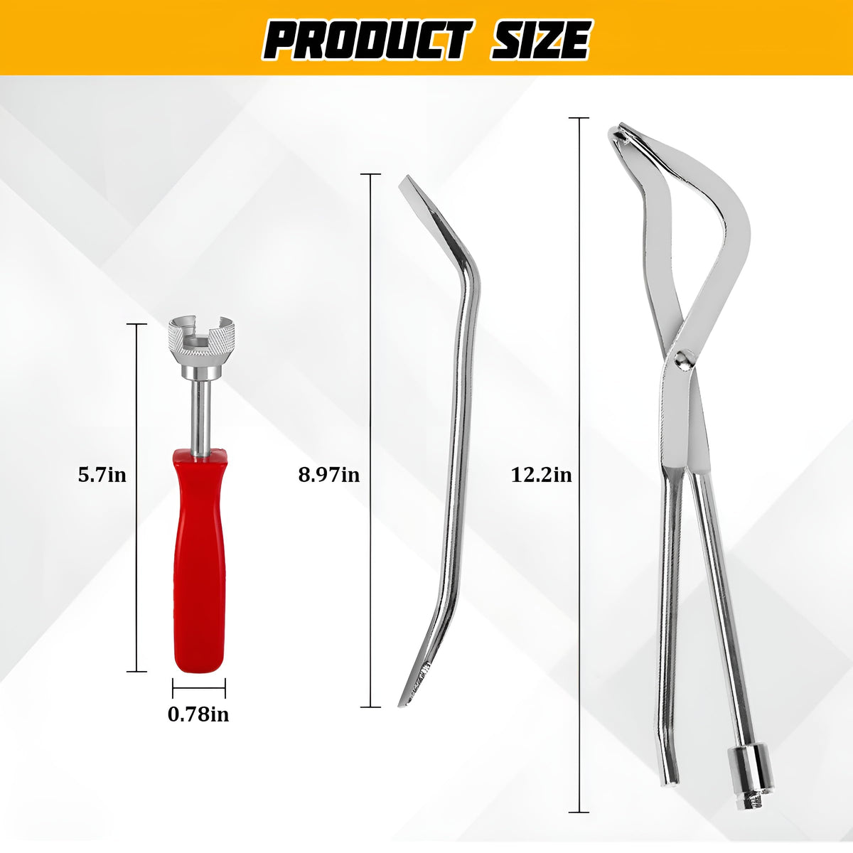 3 Pack Forged Carbon Steel Drum Brake Tool Kit G640806