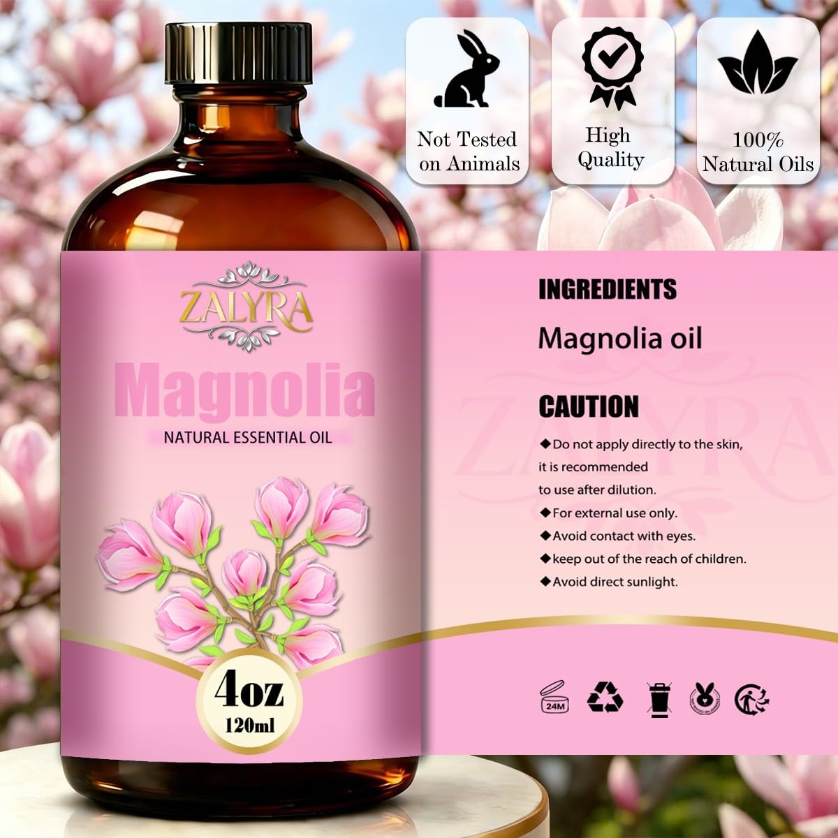 Lavender&Magnolia Essential Oil 4 Fl Oz+0.33 Fl Oz U935329