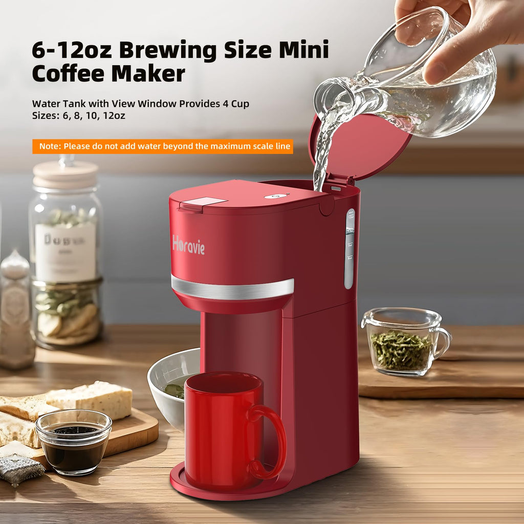 Single Serve Coffee Maker for K Cup and Grounds O877468