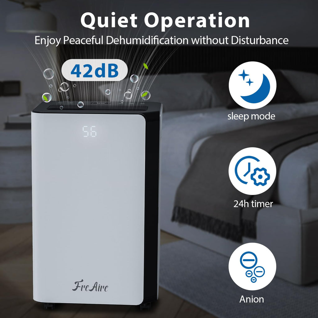 4,500 Sq. Ft. 50 Pint Dehumidifier with Auto or Manual Drainage R9666