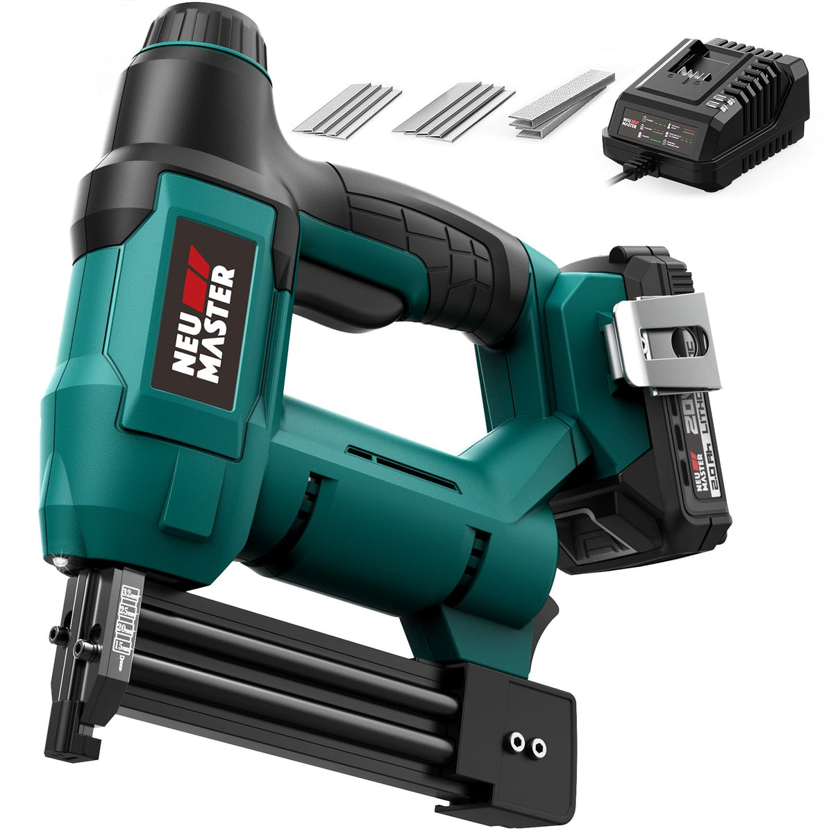 Cordless 18 Gauge 2 in 1 Brad Nailer/Staple Gun with Battery U888