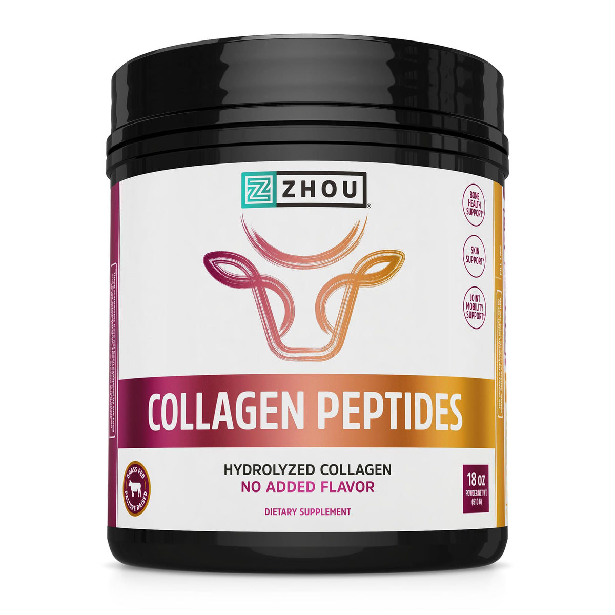 Collagen Peptides Supplement 18 oz Jar N77161