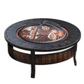 Wood-Burning Fire Pit Bowl with Spark Screen Z437273