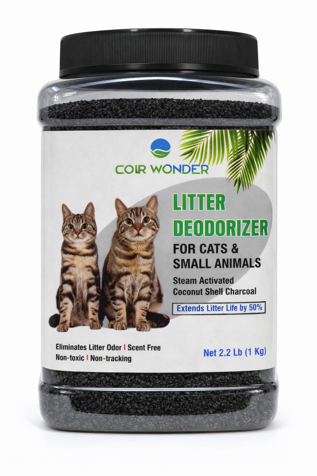 2.2 Lb Activated Charcoal Cat Litter Deodorizer B667812