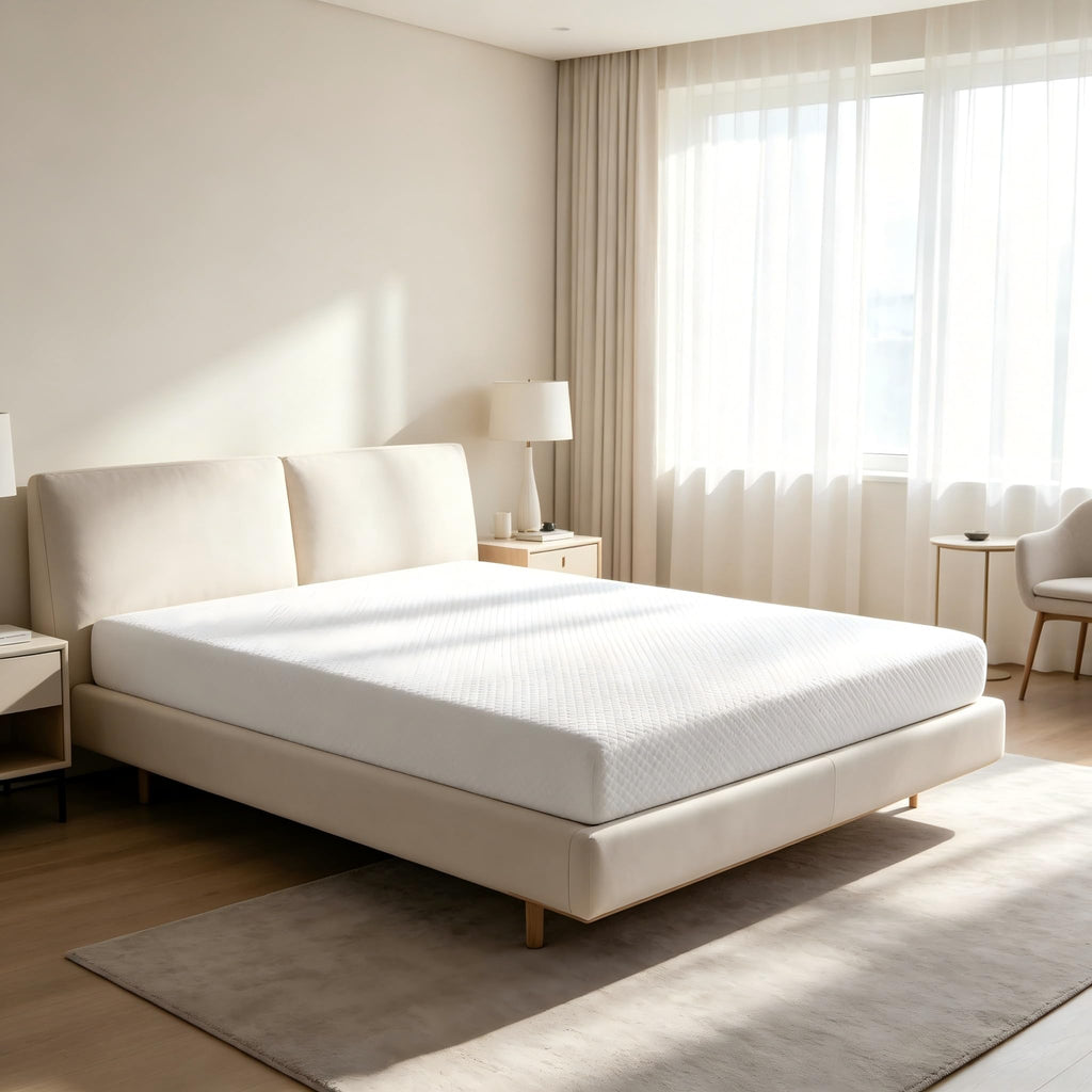 5 Inch Twin Size White Gel Memory Foam A671