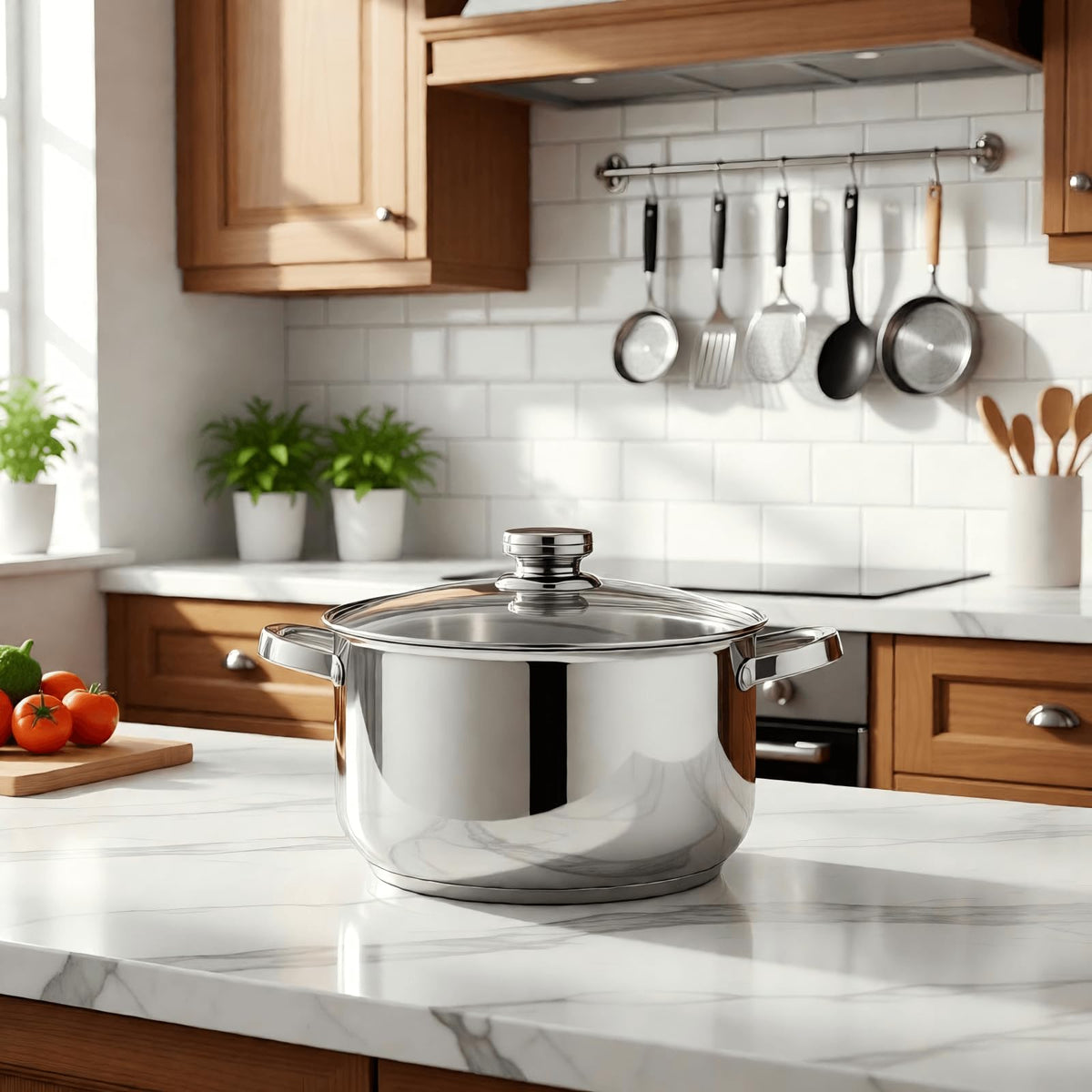 10 Quart Stainless Steel Stock Pot with Lid N22312