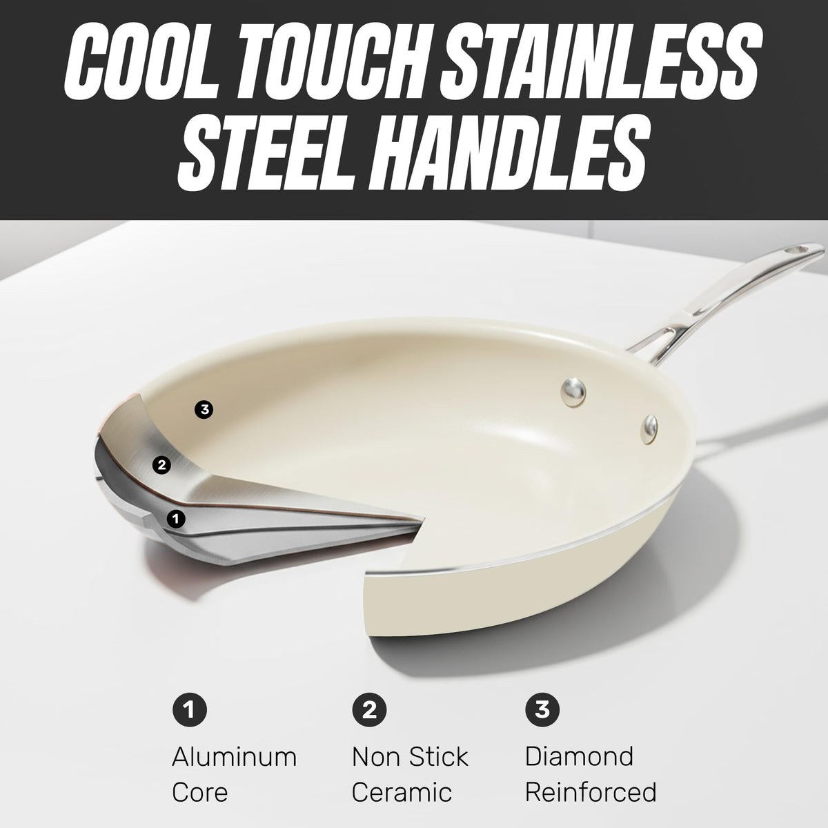 12 Pc Ceramic Cookware Set A9568