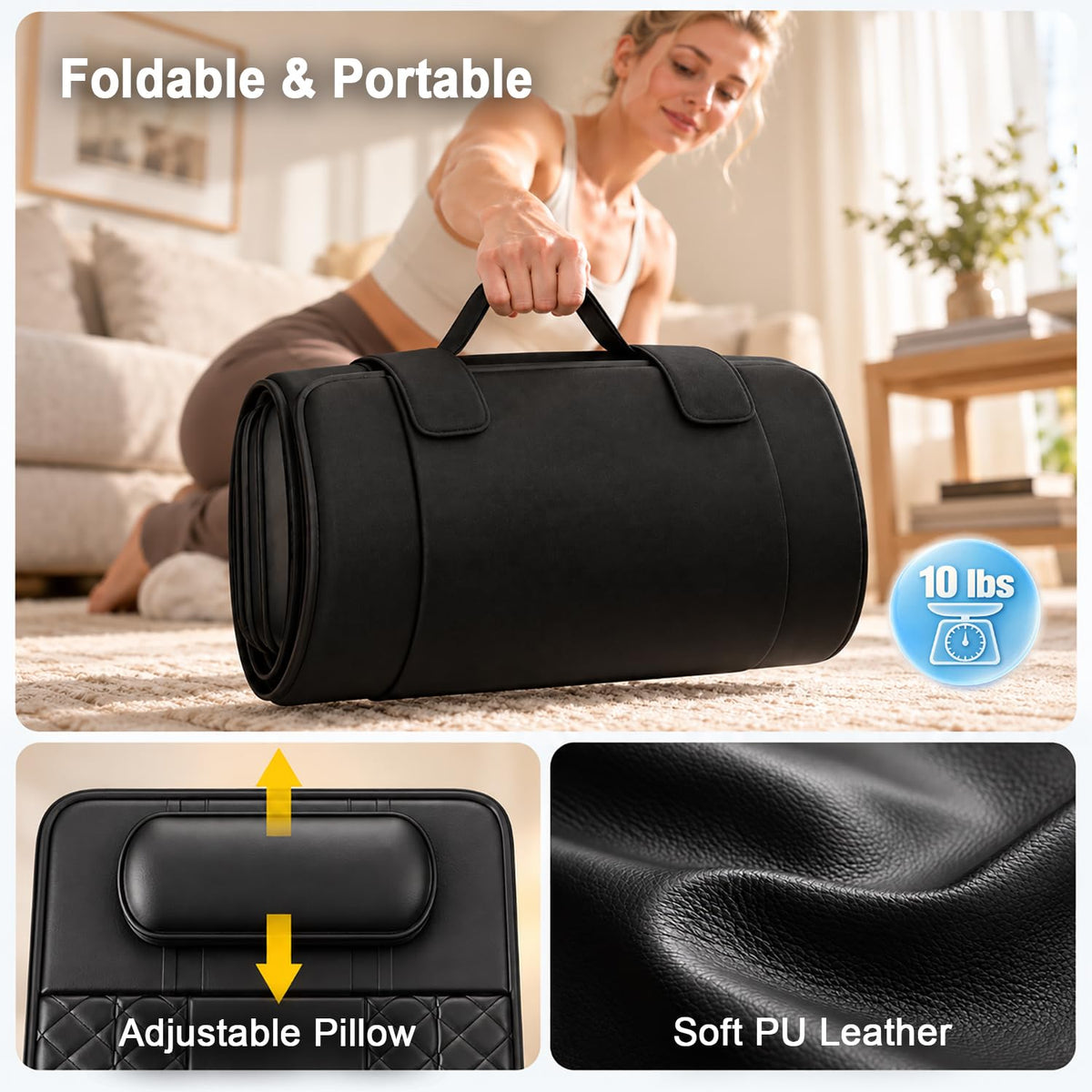 Foldable Full Body Massage Mat with Heat V449